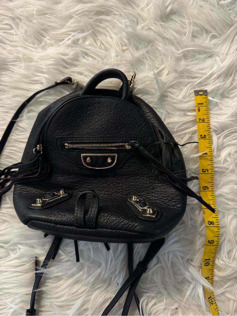 Balenciaga Black Mini Backpack Purse - Picture 3 of 11